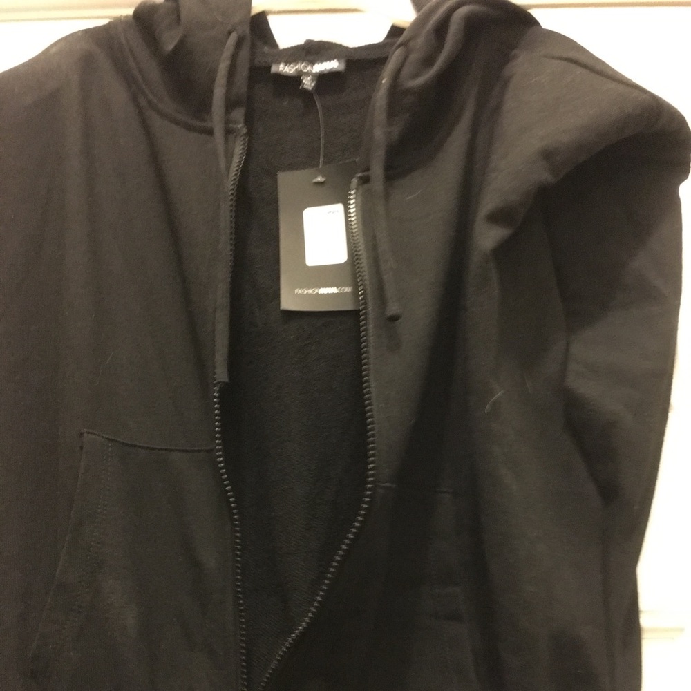 NEW Comfy cool jogger jumpsuit black L large NWT